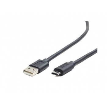 Cablu alimentare si date Gembird, USB 2.0 (T) la USB 2.0 Type-C (T), 1.8m, Negru, CCP-USB2-AMCM-6