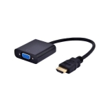 Gembird adapter HDMI-A(M) ->VGA (F), on cable, black