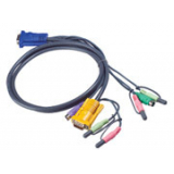 ATEN Cablu prelungire KVM (HD15-SVGA, PS/2, PS/2, Audio) - 1.8m