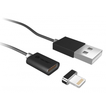 Cablu magnetic TRACER USB 2.0 Iphone AM - lightning 1,0m negru