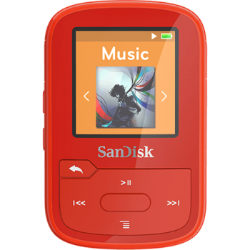 Sandisk MP3 16GB CLIP SPORT PLUS - red
