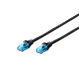 DIGITUS Premium CAT 5e UTP patch cable black