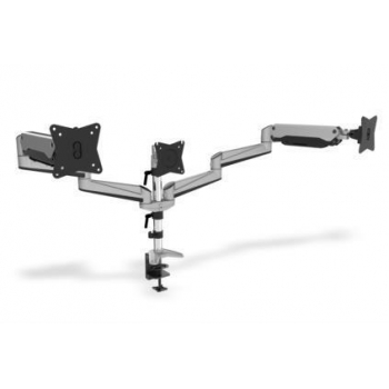 Clamb Mount for Monitors with Gas Spring, 3xLCD,27'',adjustable and rotated 360Â°