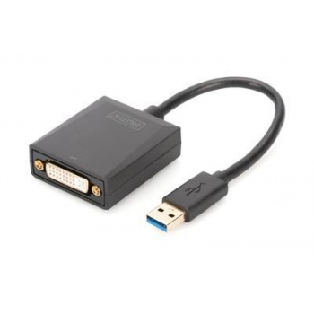 Graphic Adapter DVI to USB 3.0 1080p FHD , aluminium