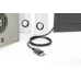 Cable DisplayPort 1.2 w/interlock 4K 60Hz UHD Type DP/HDMI A M/M black 1m
