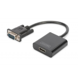 Audio-Video Converter VGA to HDMI, 1080p FHD, audio 3.5mm MiniJack