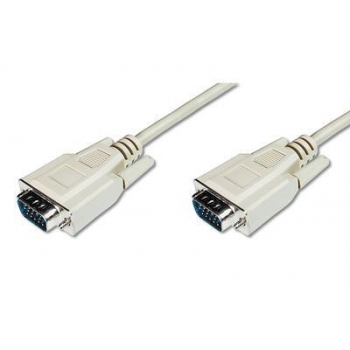 Cable VGA 1080p 60Hz FHD Type DSUB15/DSUB15 M/M grey 1,8m