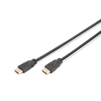 Cable HDMI HighSpeed with Ethernet 4K 60Hz UHD Type HDMI A/A M/M black 1m