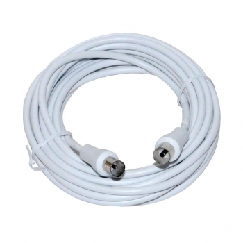Vakoss Coaxial cable TV (antenna) M/F 5m TC-A727W white