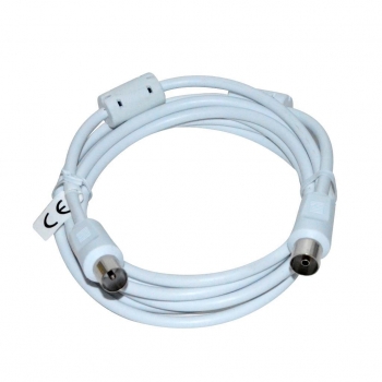 Vakoss Coaxial cable TV (antenna) M/F 2m TC-A744W white