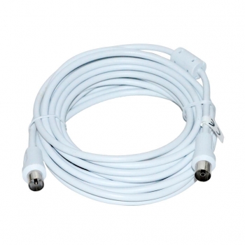 Vakoss Coaxial cable TV (antenna) M/F 5m TC-A745W white