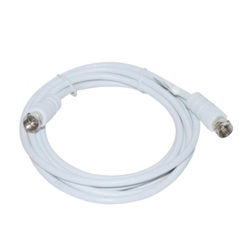 Vakoss Coaxial cable TV (antenna) 2x M 2m TC-A764W white