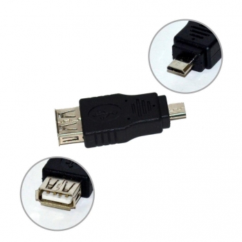 Vakoss Adapter USB 2.0 AF -> micro USB BM TC-U109K black