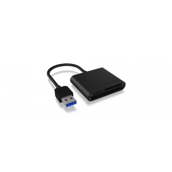 IcyBox External card reader USB 3.0, CF, SD, microSD