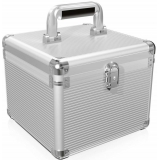 Icy Box Aluminium suitcase for 2.5'' und 3.5'' HDDs, Silver