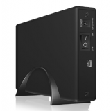 IcyBox External 3,5'' HDD/SSD Case SATA III, USB 3.1 Type-C, Black