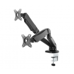IcyBox Monitor stand with table support for two monitors up to 27'' (68 cm)