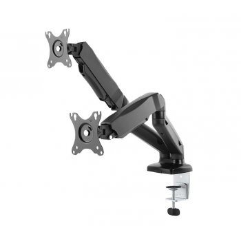 IcyBox Monitor stand with table support for two monitors up to 27'' (68 cm)
