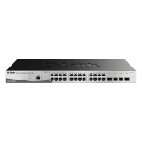D-Link 24-port 10/100/1000 Base-T with 4 x 1000Base-T /SFP ports Metro Ethernet