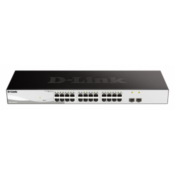 D-Link 26-port 24 10/100/1000 Gigabit Smart Switch with 2 Combo 1000BaseT/SFP