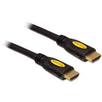 Delock Cable High Speed HDMI with Ethernet - HDMI-A male > HDMI-A male 4K 1m