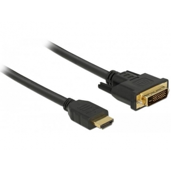 Delock HDMI to DVI 24+1 cable bidirectional 2 m