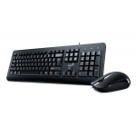 KM-160 Black USB Wird KB+Mouse Combo Standard keyboard