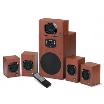 Genius Speakers SW-HF5.1 4600 II, wood