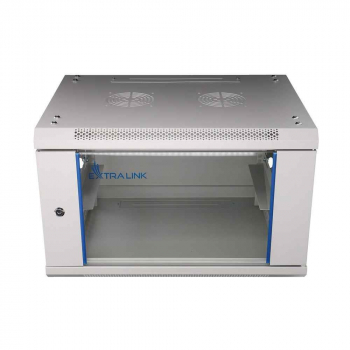 EXTRALINK 6U 600X450 WALL-MOUNTED RACKMOUNT CABINET GREY