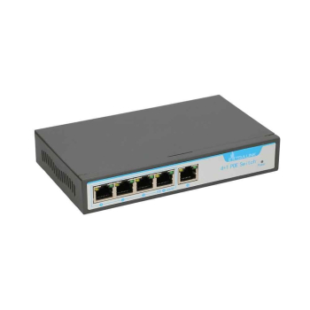 EXTRALINK KRIOS 4-port GbE Unmanaged 802.3AF/AT 150W PoE Switch + 1xRJ45 Up-Link