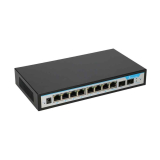 EXTRALINK PERSES 8-port GbE Unmanaged 802.3af/at PoE Switch + 2x SFP Up-Link