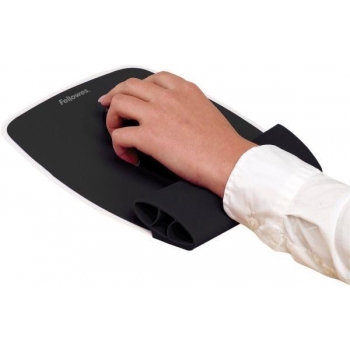 Fellowes mouse and wrist silicone pad, black