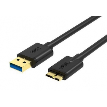 Unitek cablu USB 3.0. microUSB-USB, 1,0m;  Y-Y-C461GBK