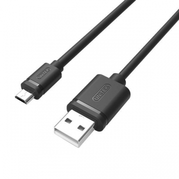 Unitek cablu USB 2.0; microUSB-USB, 1,0m; Y-C451GBK