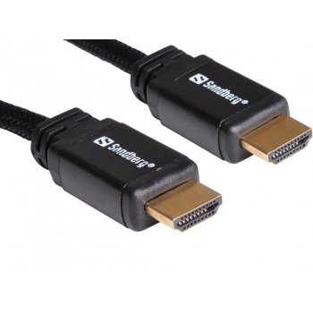 Cable Sandberg HDMI 2.0 19M-19M, 2m, Resolutions up to 4K, Dualview, True 21:9