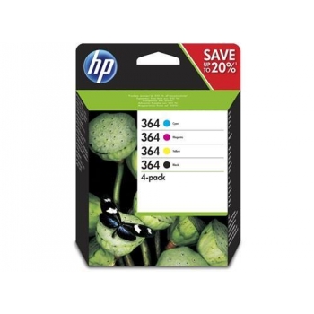 HP 364 4-pack Black/Cyan/Magenta/Yellow