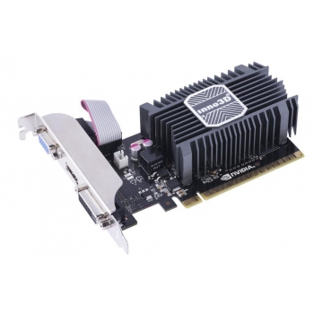 Placa Video Inno3D nVidia GeForce GT 730 2GB GDDR3 64bit PCI-E x16 2.0 HDMI DVI VGA N730-1SDV-E3BX