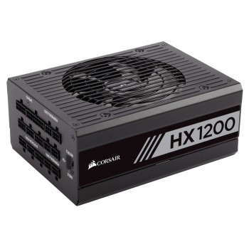 Corsair Power Supply HX1200, 1200W, 80 PLUS Platinum, 135mm fan, modular PSU
