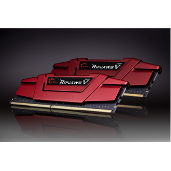 G.Skill RipjawsV DDR4 32GB (2x16GB) 3200MHz CL16 1.35V XMP 2.0 Red