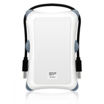 External HDD Silicon Power Armor A30 2.5'' 1TB USB 3.0, Anti-shock, White