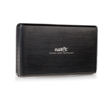 Natec RHINO External USB 3.0 enclosure for 3.5'' SATA HDDs, black aluminum