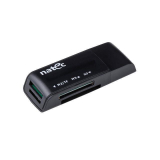 Natec Card Reader MINI ANT 3 SDHC, MMC, M2, Micro SD, USB 2.0 Black