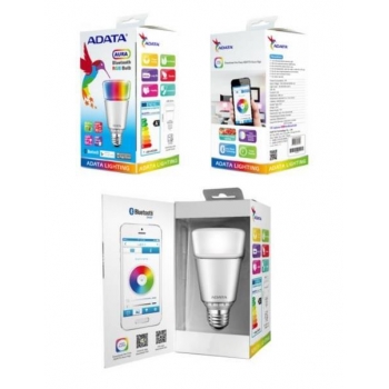 LED Smart Bulb Adata Aura A19 E27 7W 550lm RGB, Colour control via app