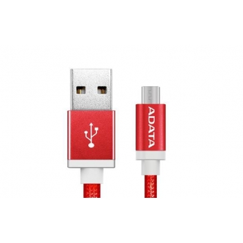 ADATA cable USB type-A , charge and sync data on Android, red