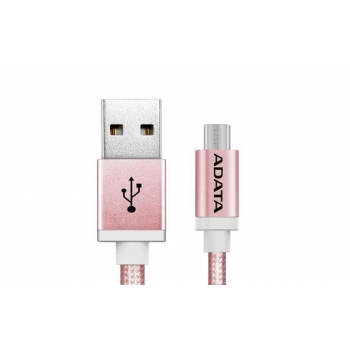 ADATA cable USB type-A , charge and sync data on Android, rose gold