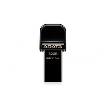 Adata i-Memory Flash Drive AI920, 32GB, Lightning / USB 3.1 Gen1, black