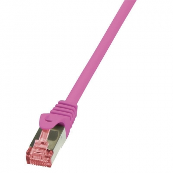 LOGILINK - Patchcord Cat.6 S/FTP PIMF PrimeLine 1,00m pink