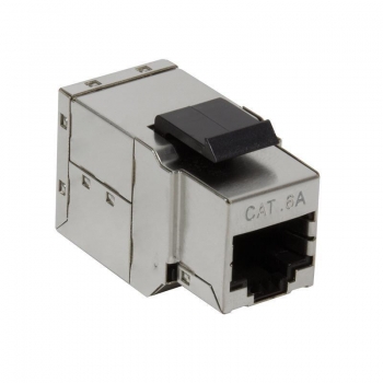 LOGILINK - Keystone Inline Coupler 2xRJ45 Cat.6A STP, snap-in mounting