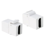 LOGILINK - Keystone MM Inline Coupler HDMI Female / Female, snap-in mounting