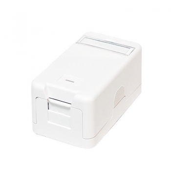 LOGILINK- Keystone Surface Mounted Box 1 port UTP, white